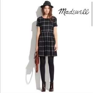 hard to find windowpane dress fit and flare